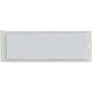 Portaetichette adesive Sei Rota IesTI A3 + etichette intercambiabili 32x124 mm trasparente - 321113 (Conf.10)