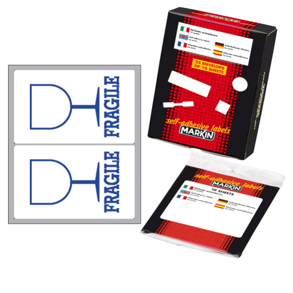 60 Etichette Adesive con scritta Fragile per spedizioni 8 * 9cm 60 Etichette Adesive con scritta Fragile per spedizioni 8 * 9cm