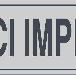 Adesivo pvc 16,5x5 cm uffici impresa